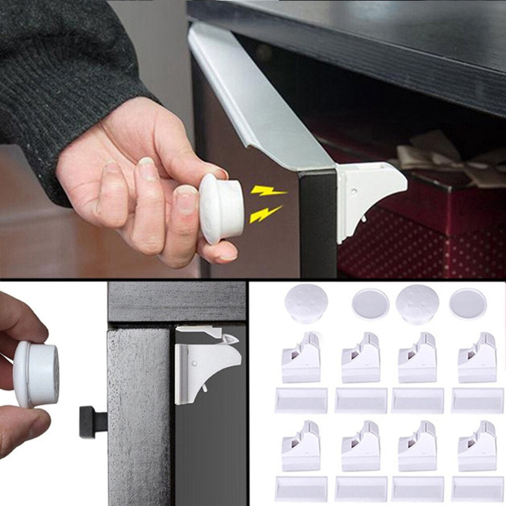 Magnetic Invisible Safety Cabinet Lock