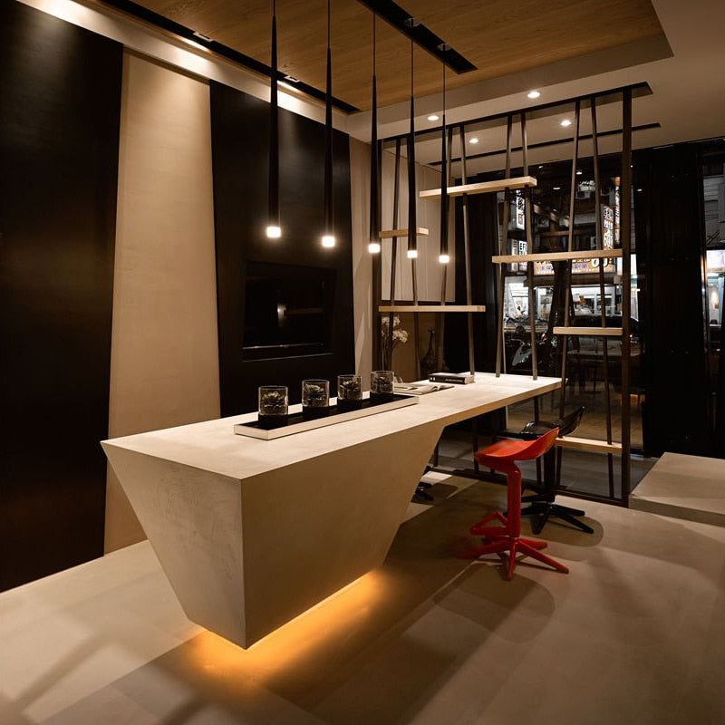 Nordic Long Downlight Elegant Led Chandelier - Image 10