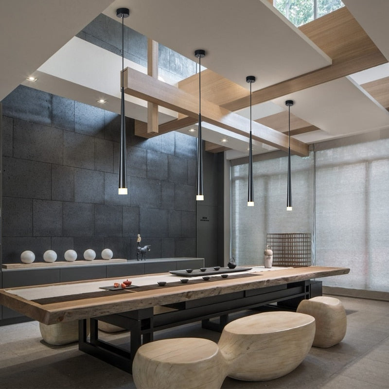 Nordic Long Downlight Elegant Led Chandelier - Image 3
