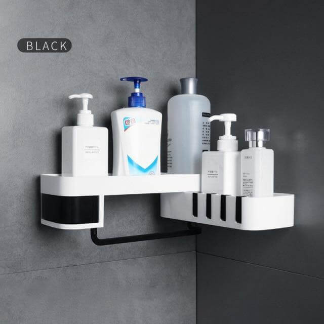 Bathroom Rotating Adjustable Shampoo Wall Shelf Organizer