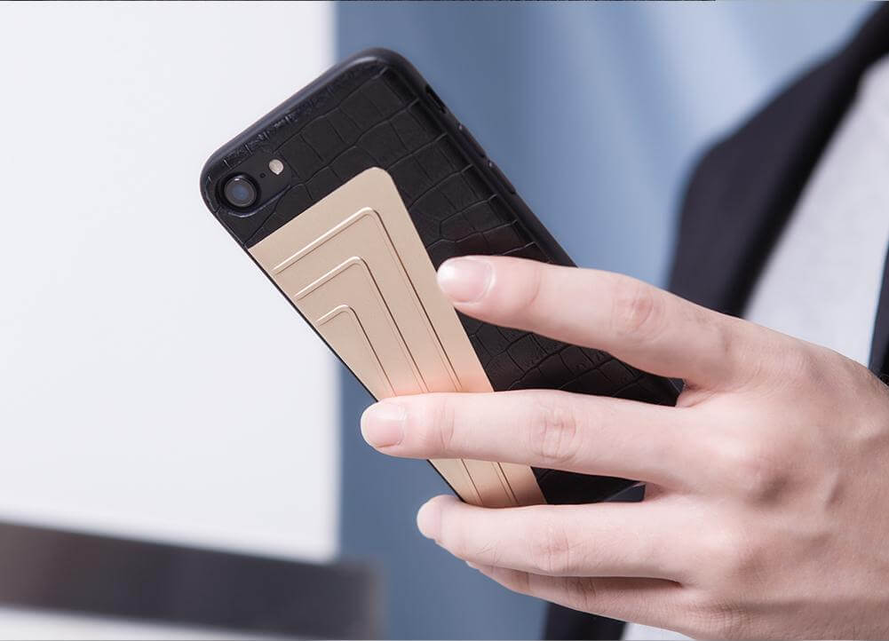 Leather+Aluminum+Soft Hybrid Back Cover Iphone Cases - Image 6