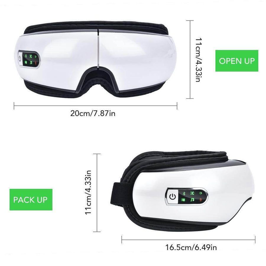 Smart Rechargeable Electric Hot Eye Massager for Eye Strain - Image 1