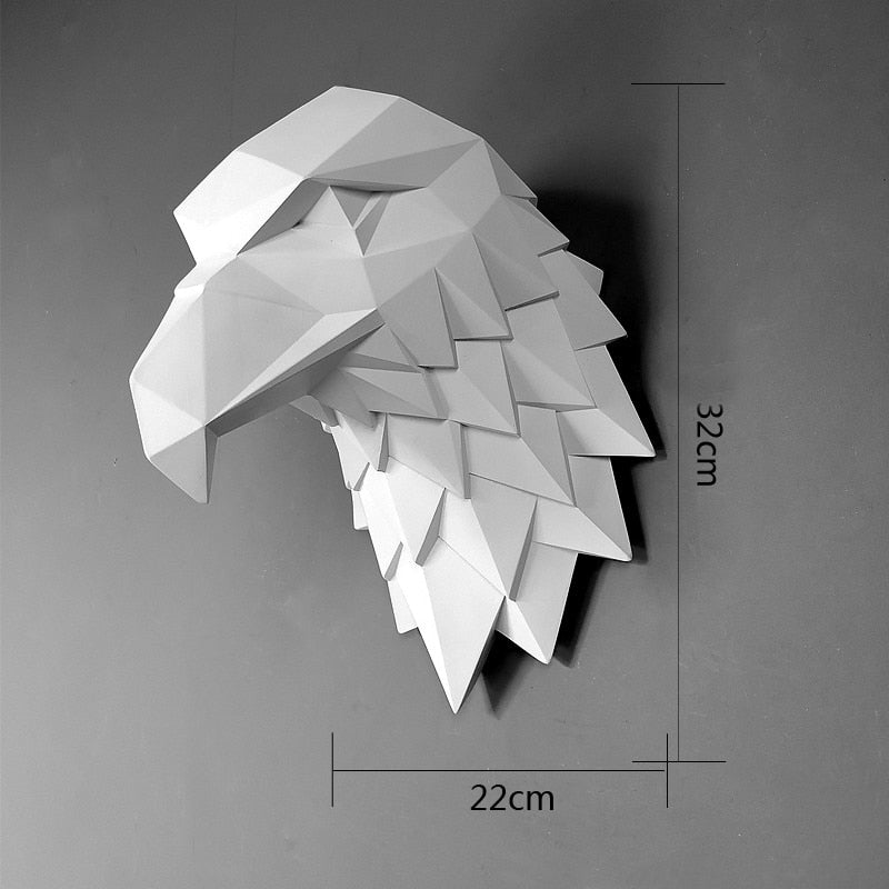 3D Eagle Sculpture Home Wall Decor