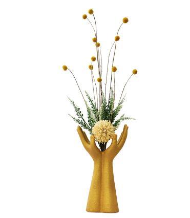 European Hand Model Ceramic Vase Decoration