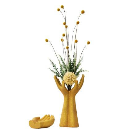 European Hand Model Ceramic Vase Decoration - Image 3