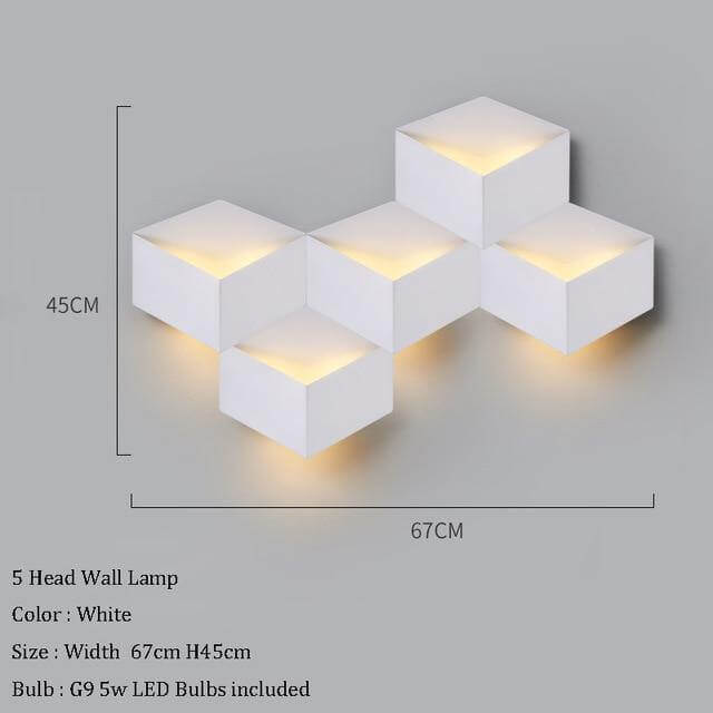 Creative Modern Geometric LED Wall Light