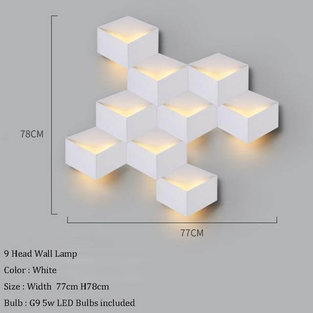 Creative Modern Geometric LED Wall Light - Image 10