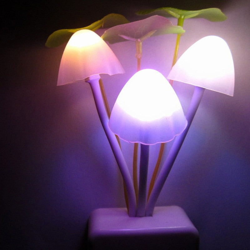 Fairy Colorful Mushroom Night Wall Lamp - Image 4