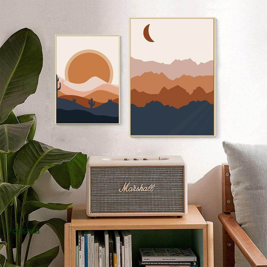 Abstract Boho Landscape Pictures - Image 4
