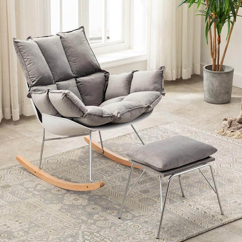 Modern Nordic Casual Rocking Chair - Image 0