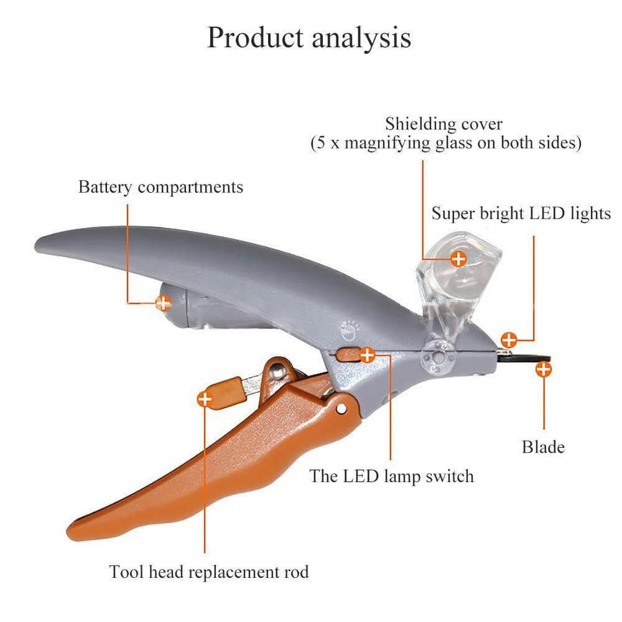 Professional Pet LED Nail Trimmer - Image 2