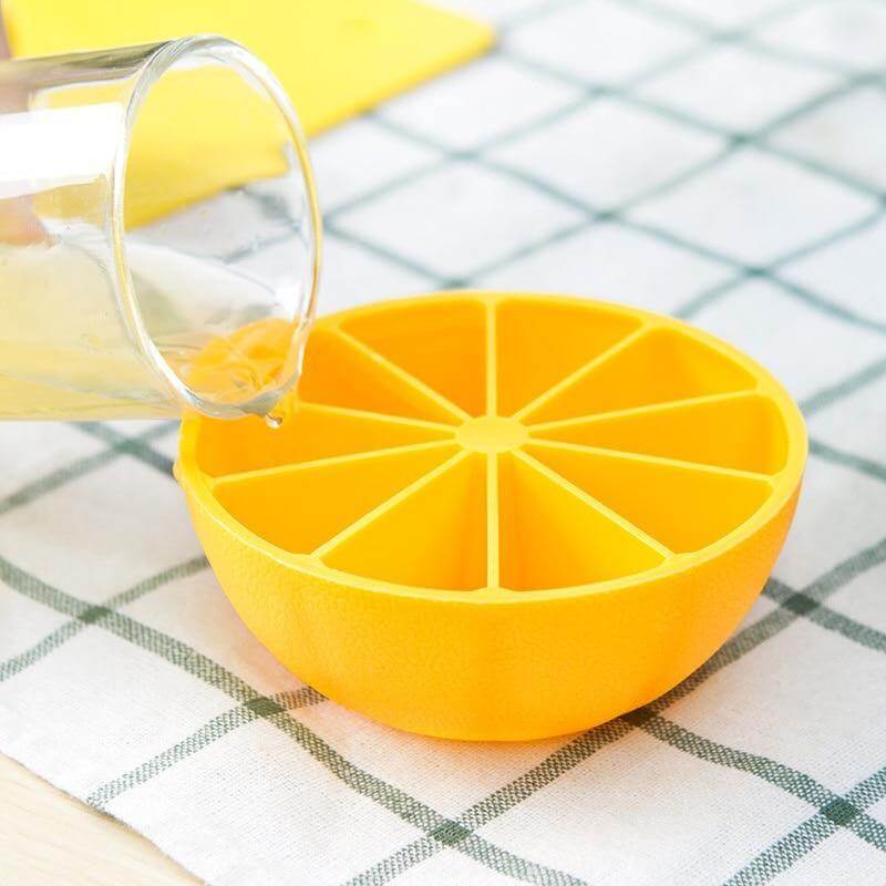 Lemon Shape 10 Grids Ice Mold