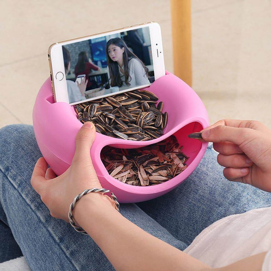 Snacks Bowl With Phone Holder - Image 0