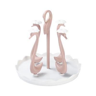 Glass Cup Swan Automatic Drainer - Image 6