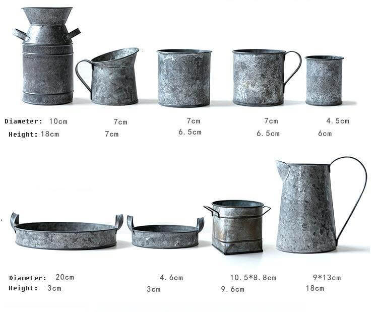 Rustic Wrought Iron Serving Set - Image 1