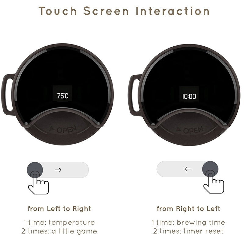 Smart Led Vacuum Coffee Maker Thermos - Image 2