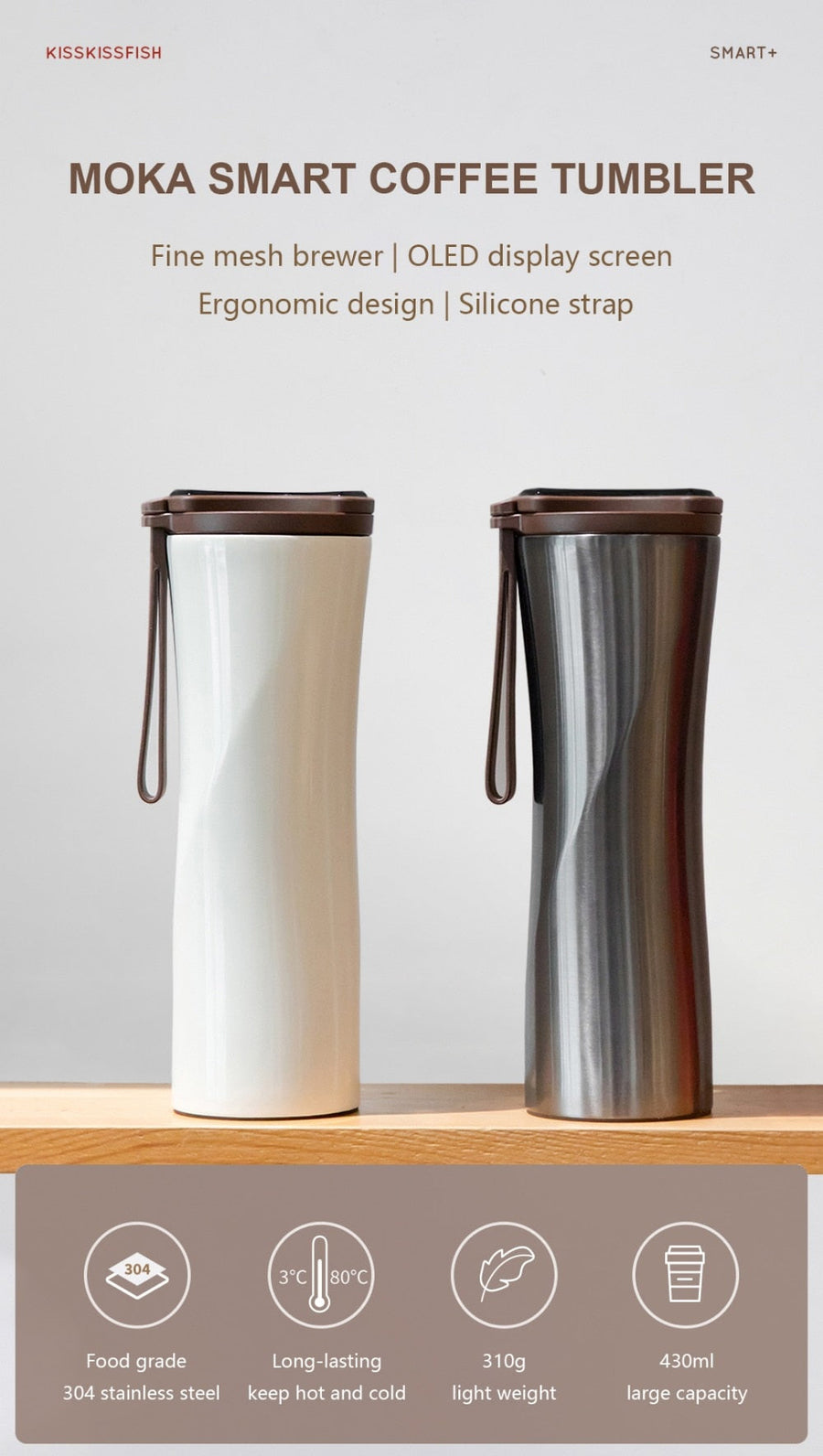 Smart Led Vacuum Coffee Maker Thermos - Image 7