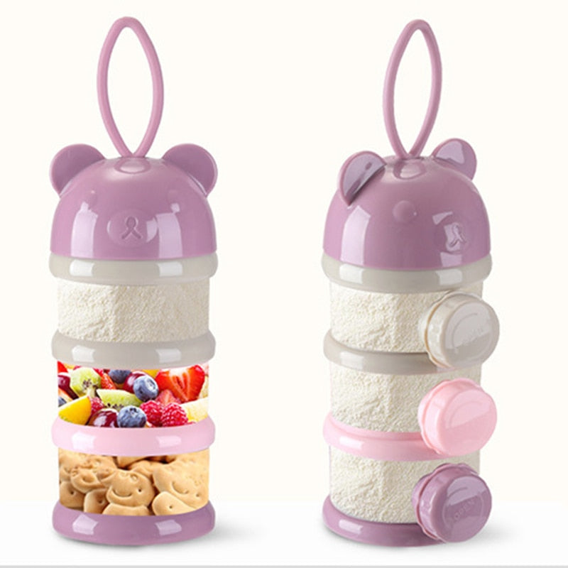 Multi-Layer Cute Baby Stackable Food Container