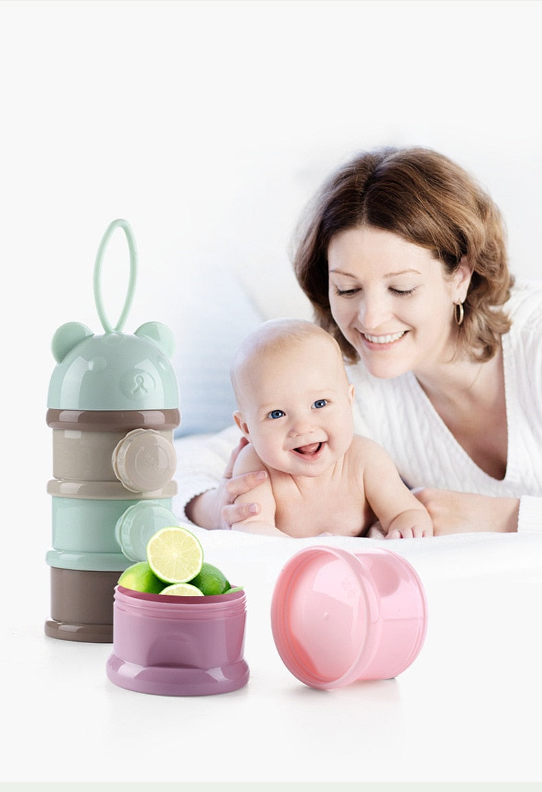 Multi-Layer Cute Baby Stackable Food Container