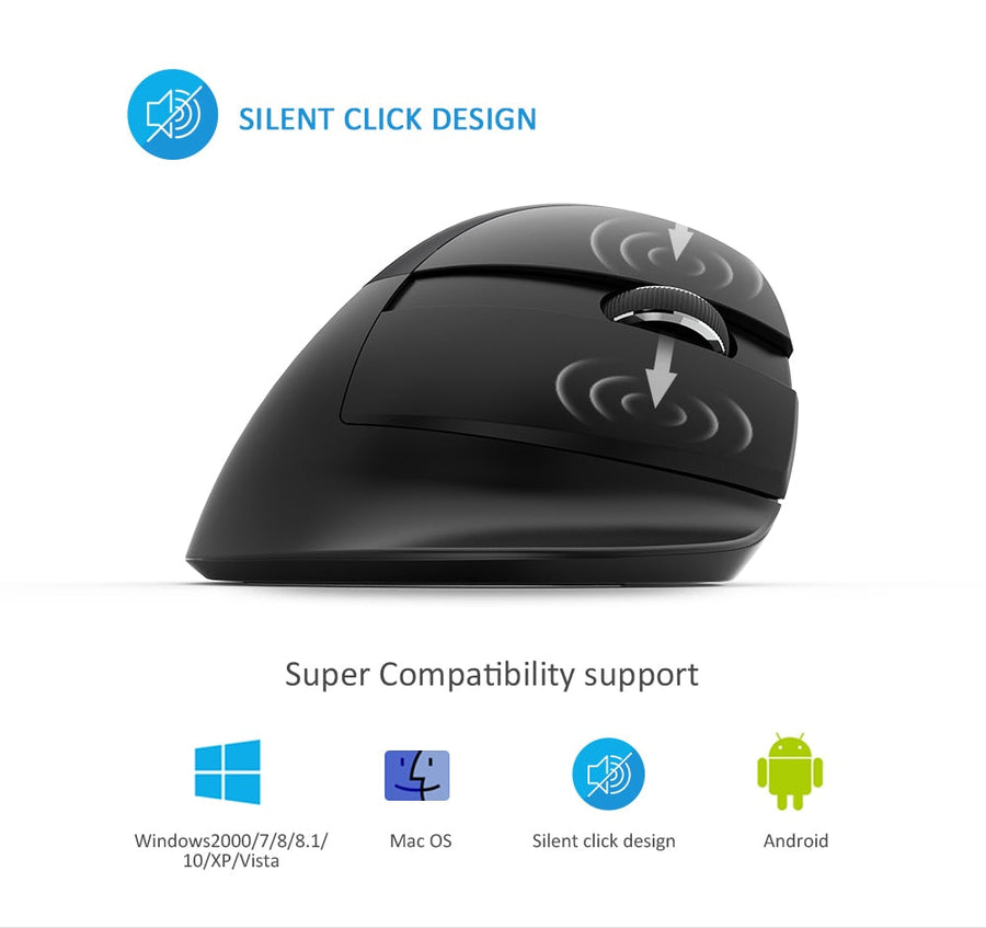 Mini Wireless Silent Ergonomic Mouse - Image 6
