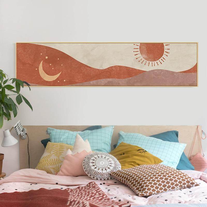 Nordic Minimal Wall Art Canvas Painting - Image 1