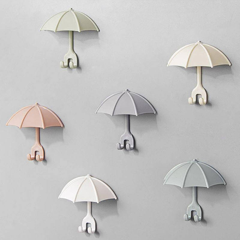 3pcs Set Cute Umbrella Toothbrush Hook - MaviGadget