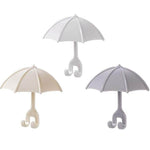 3pcs Set Cute Umbrella Toothbrush Hook