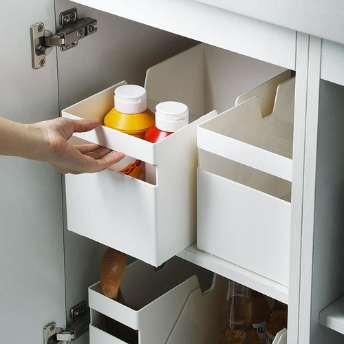 Cabinet Drawer Organizer Storage Box - Image 0
