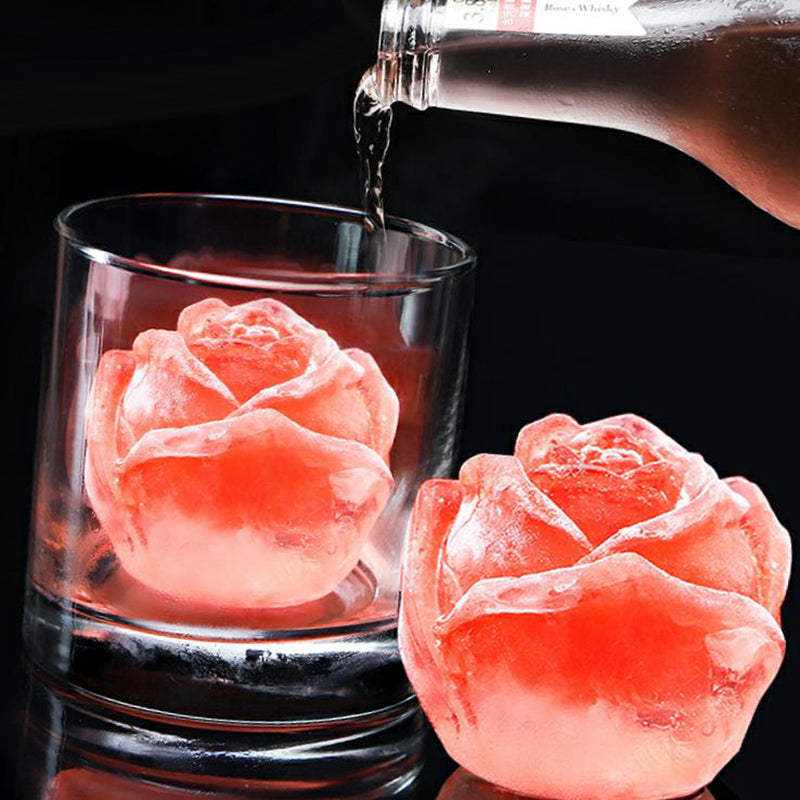 Rose Silicone Ice Maker Mold