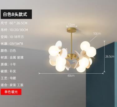 Nordic Multicolor Art Tree Led Pendant Lights - Image 12