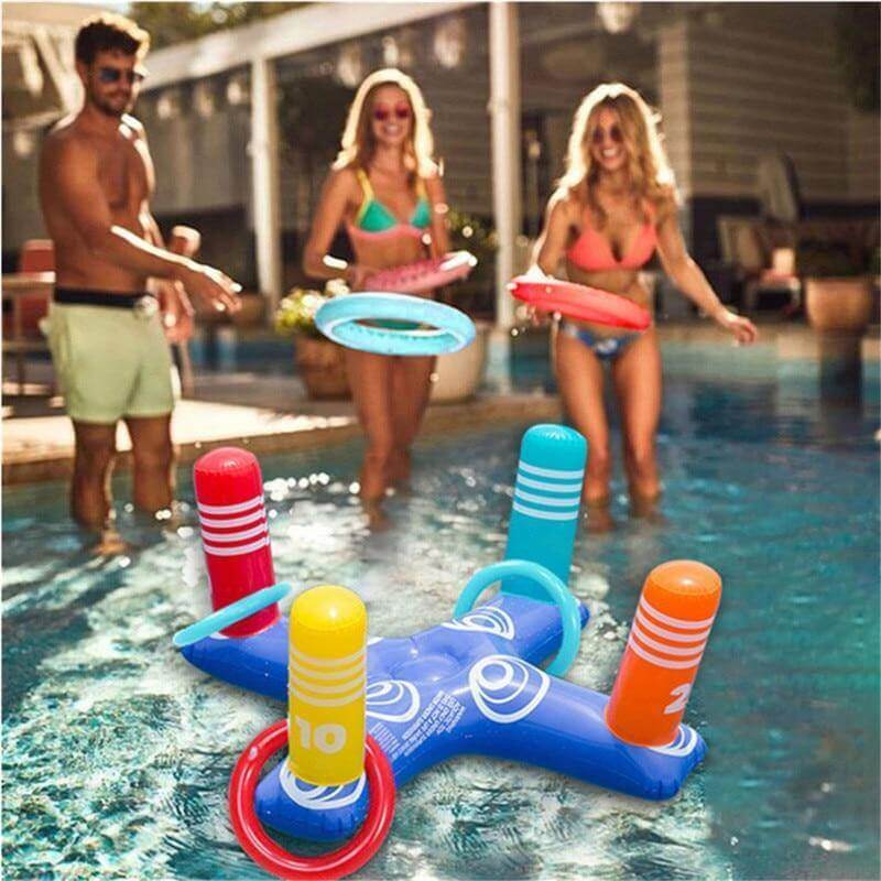 Inflatable Ring Throwing Ferrule Pool Toy - Image 6