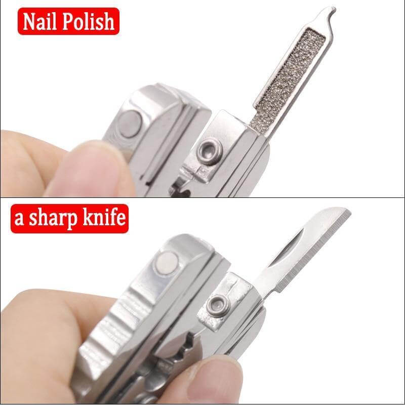 Stainless Steel Multifunctional Camping Keychain Tool - Image 5