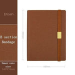 High-grade Pastel Leather Surface Business Notebook - MaviGadget