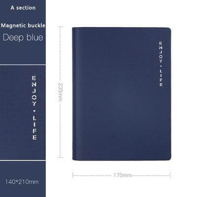 High-grade Pastel Leather Surface Business Notebook - Image 1