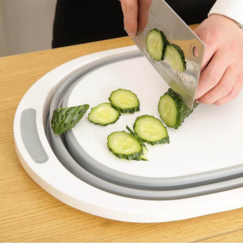 3 In 1 Multifunctional Foldable Dish Tub Cutting Board - Image 8