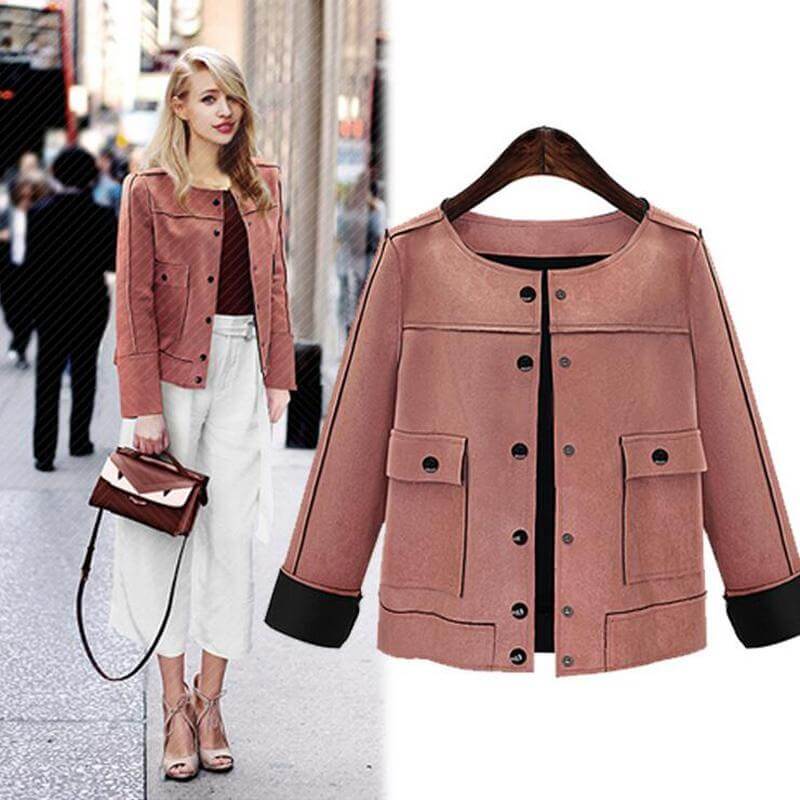 British Style Seasonal Women Short Jacket - Image 0
