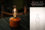 Gas Lantern Glass Outdoor Camping Lamp - MaviGadget