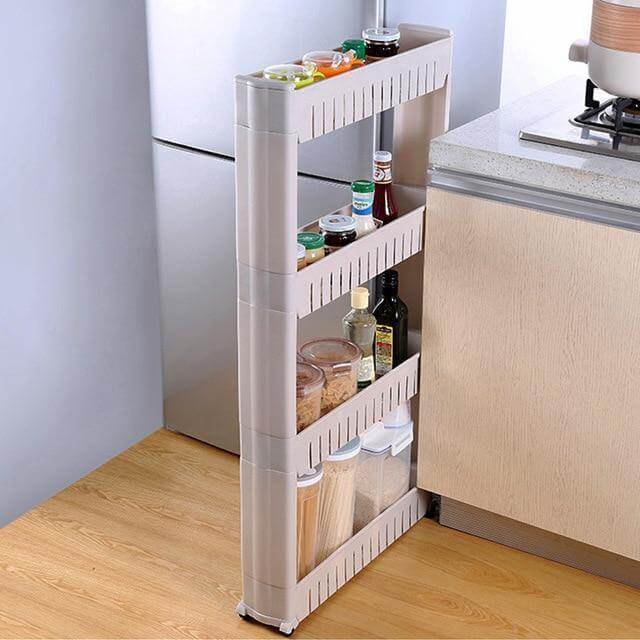 Wheeled Mobile Tiny Storage Shelf - MaviGadget