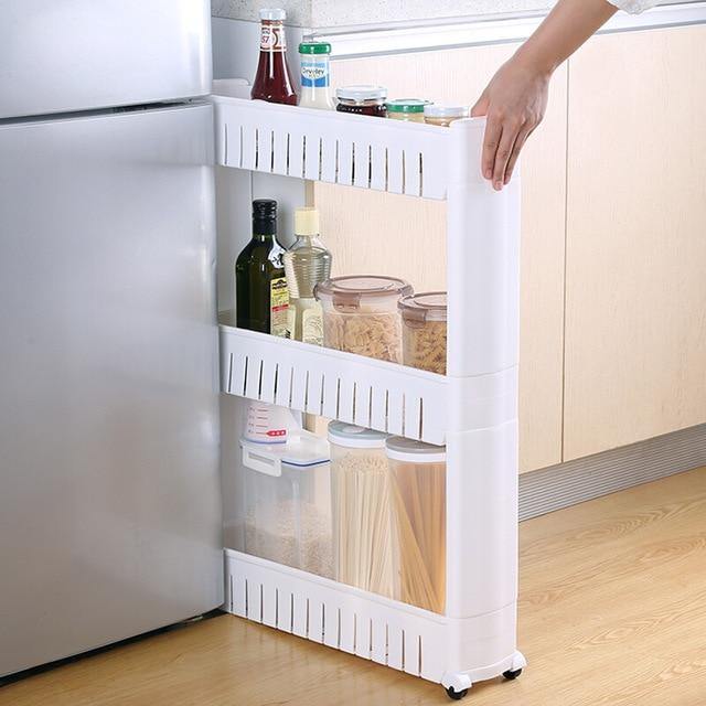 Wheeled Mobile Tiny Storage Shelf - Image 4