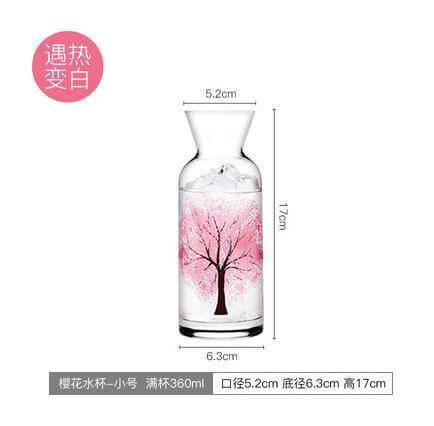 Clementine Glass Cooling Water Bottle - Image 7