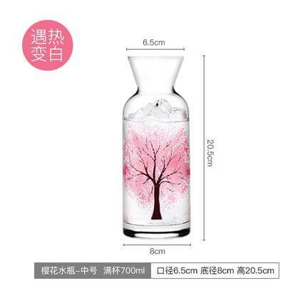Clementine Glass Cooling Water Bottle - Image 4