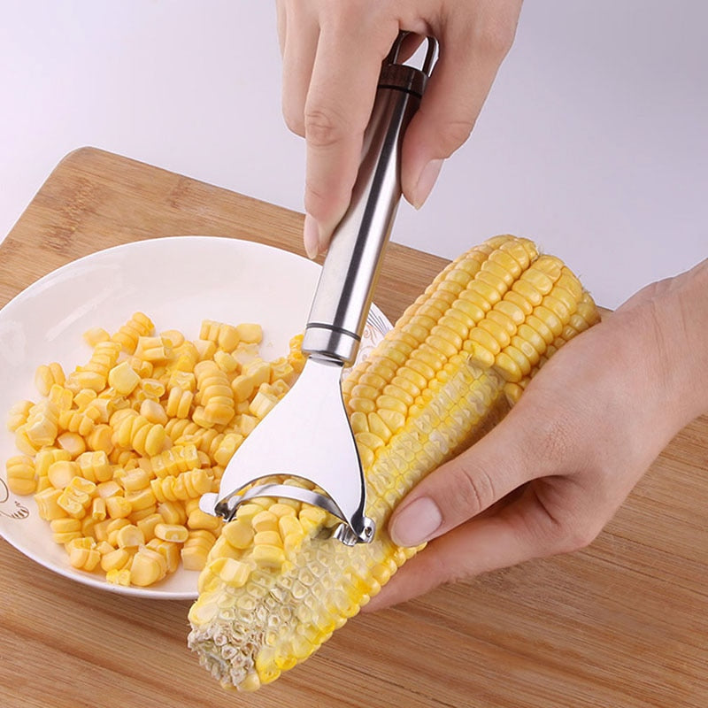 Stainless Steel Corn Peeler Tool - Image 0