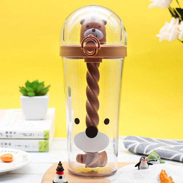 Mini Animals Cartoon Mixing Water Cup - Image 7