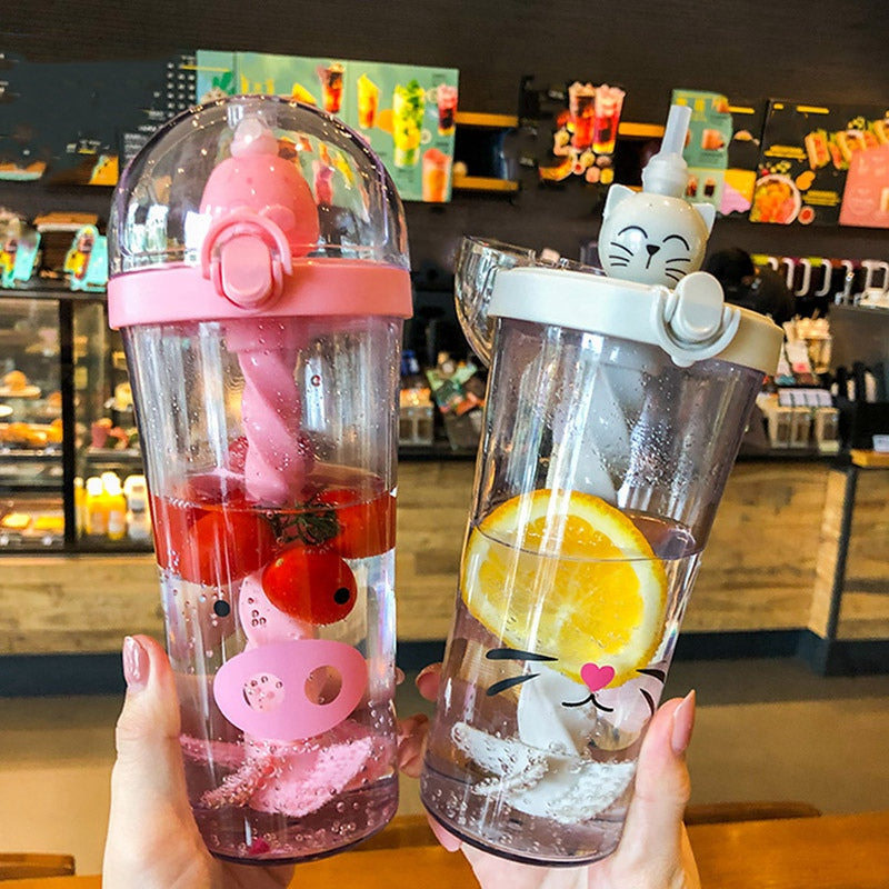 Mini Animals Cartoon Mixing Water Cup - Image 11
