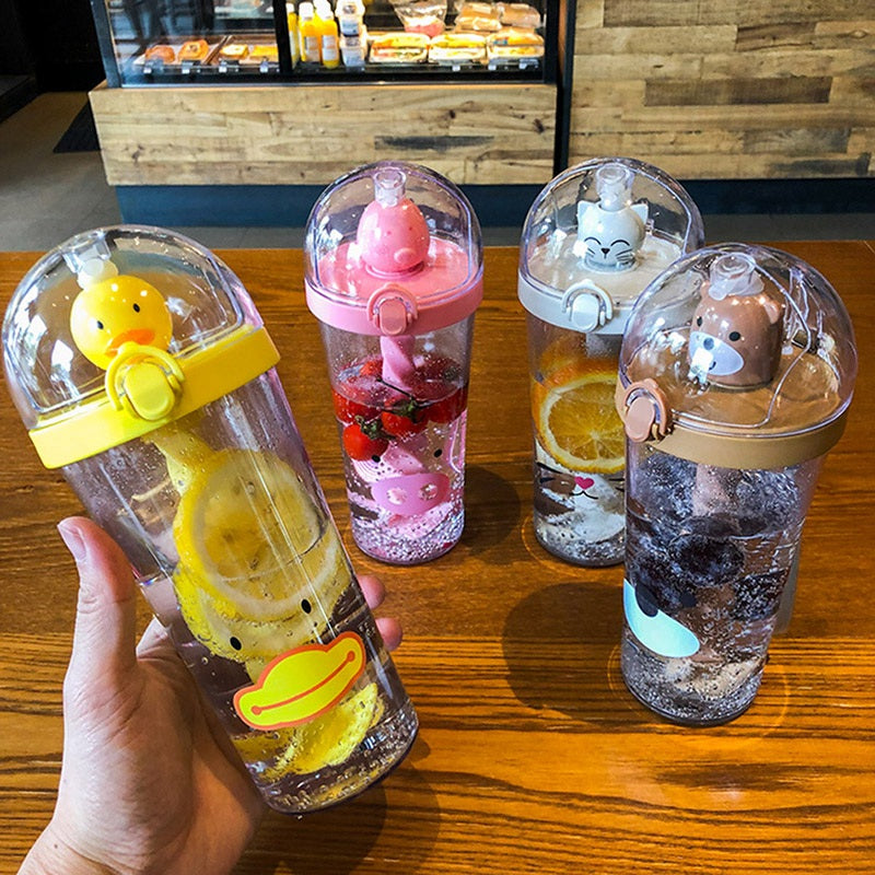 Mini Animals Cartoon Mixing Water Cup - Image 3
