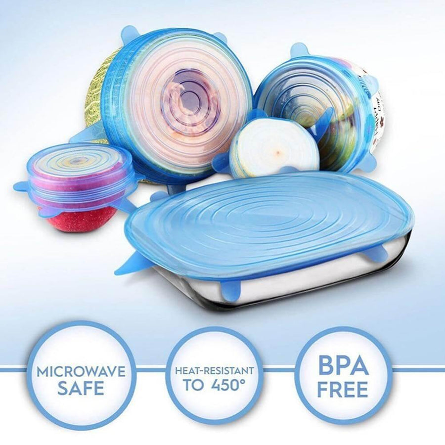 Reusable Durable Silicone Food Cover Lids - Image 5