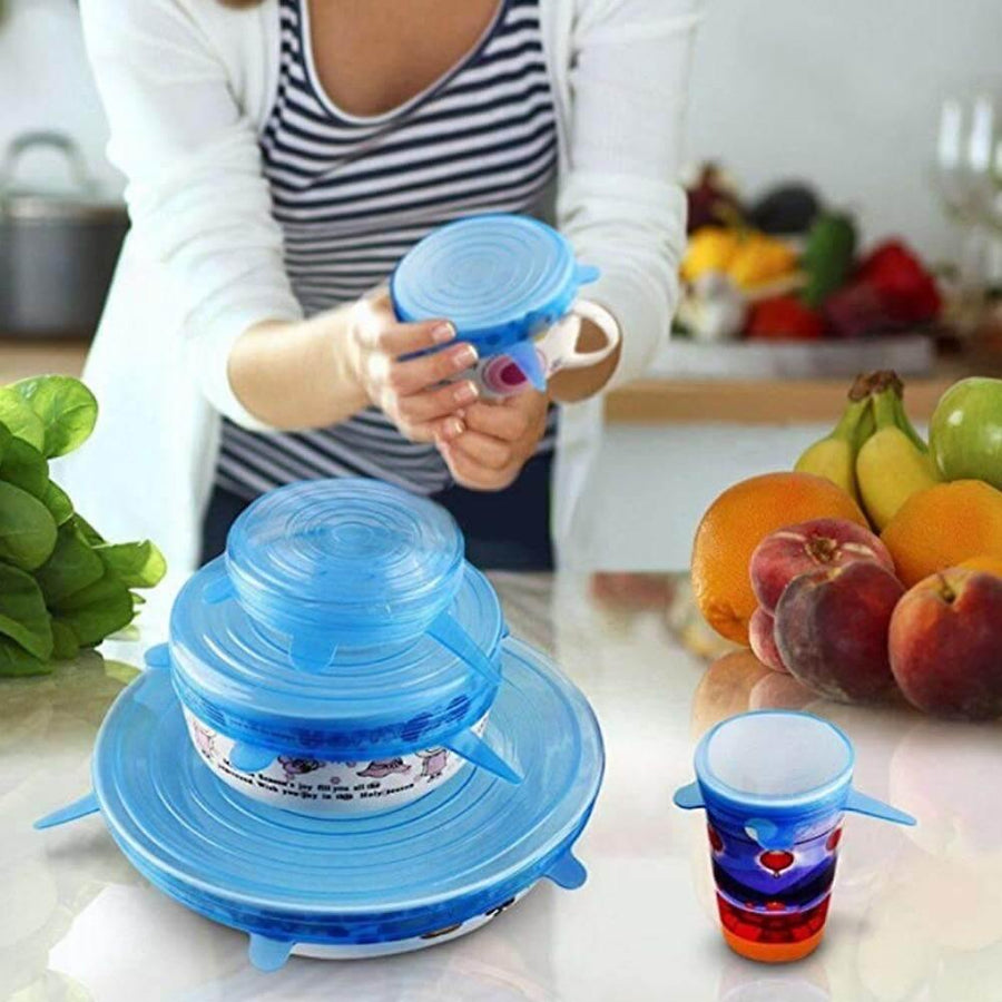 Reusable Durable Silicone Food Cover Lids - Image 3