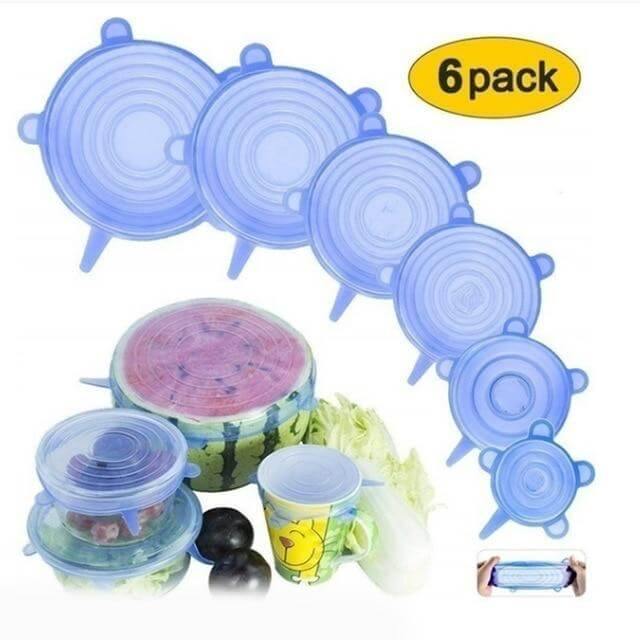 Reusable Durable Silicone Food Cover Lids - Image 8