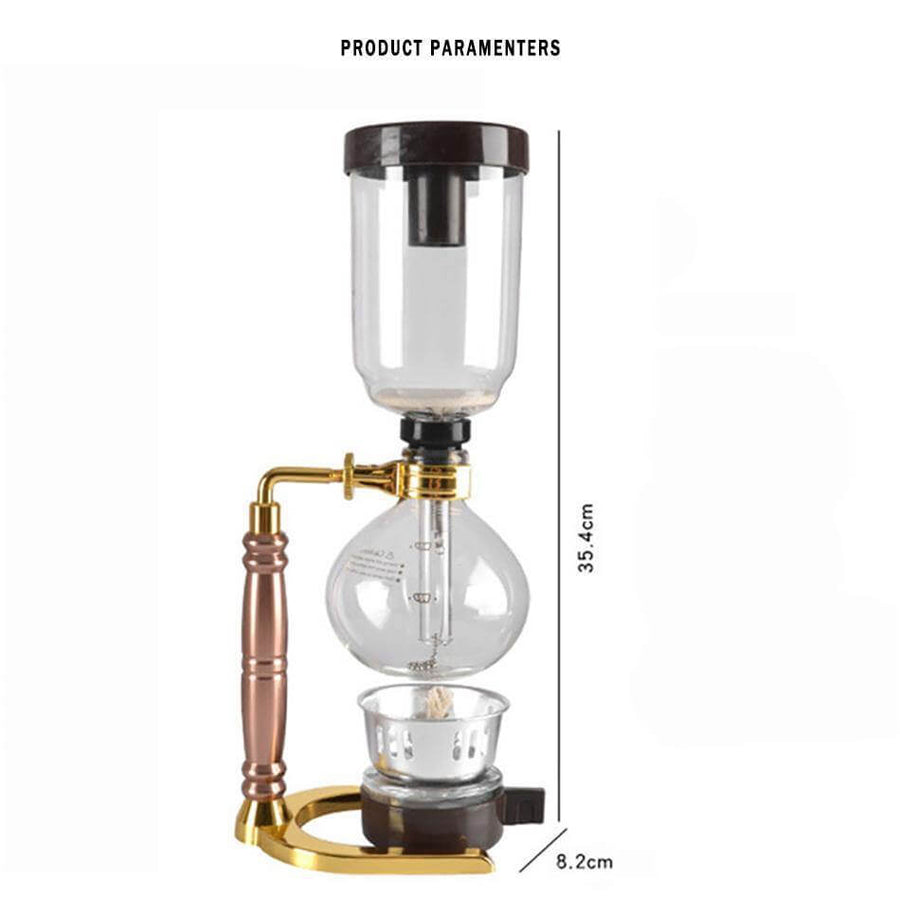 Elegant Glass Siphon Coffee Maker - Image 6