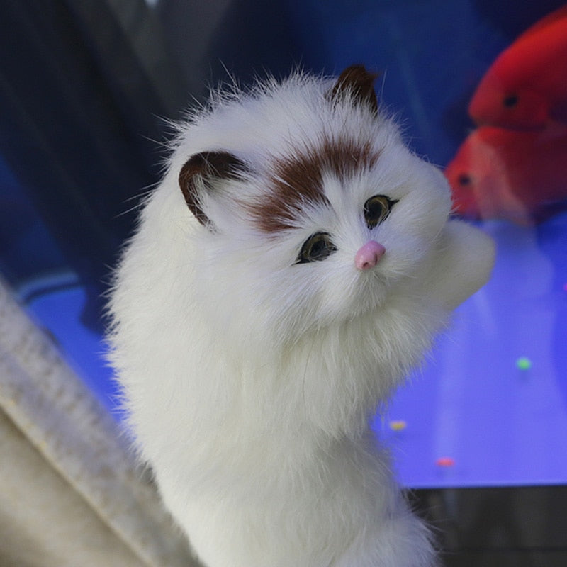 Cute Plush Cat Home Desk Figurine Decor - Image 10